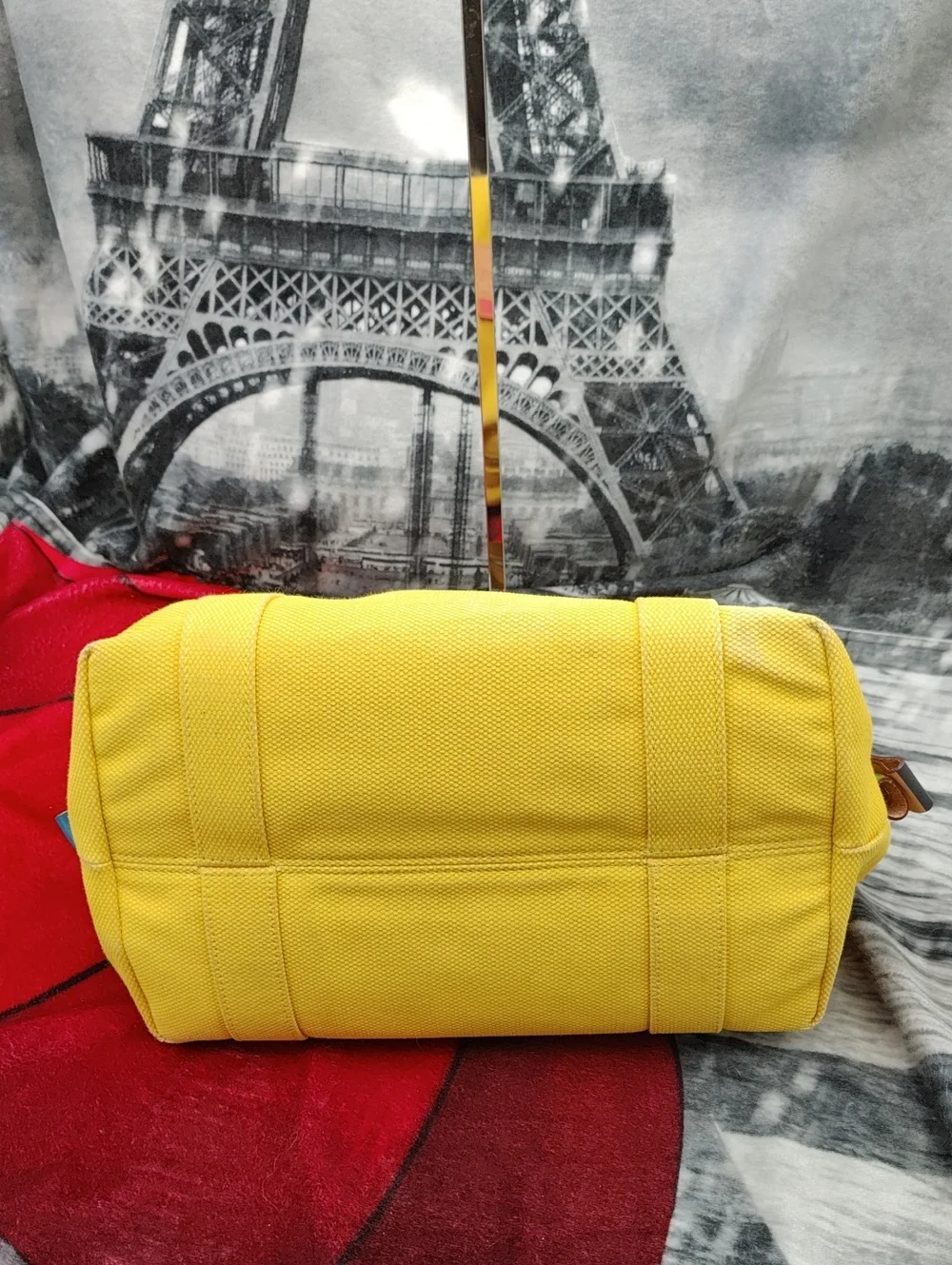 Dooney & Bourke Yellow Canvas Y2K Satchel